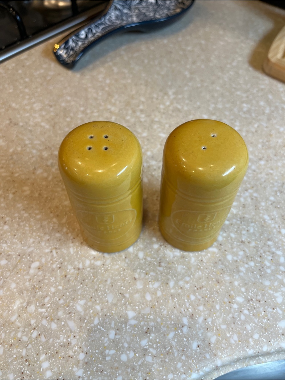 Yellow Ceramic Salt & Pepper Shaker Set - Picture 2 of 4
